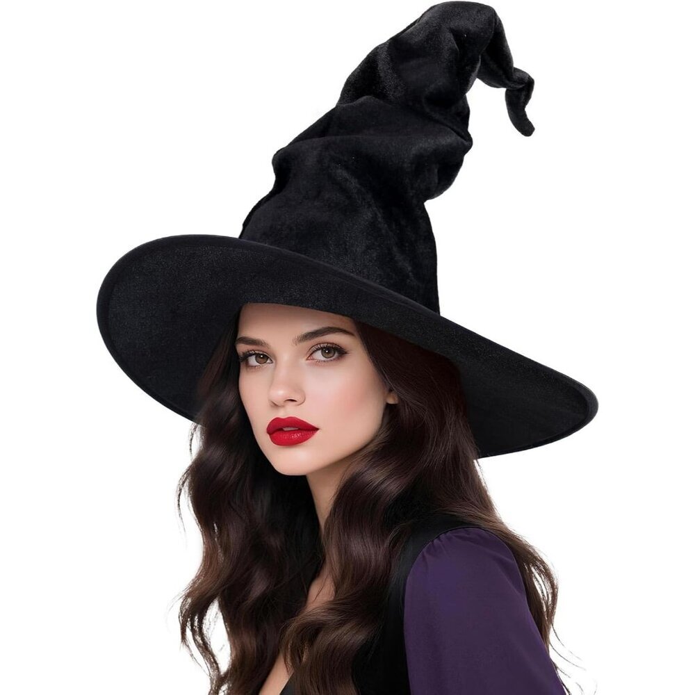 Witch Hat Women Halloween Costume Accessory Cosplay Party Decor
